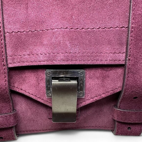PROENZA SCHOULER PS1 Suede Mini Crossbody Purple NWT - Picture 5 of 16